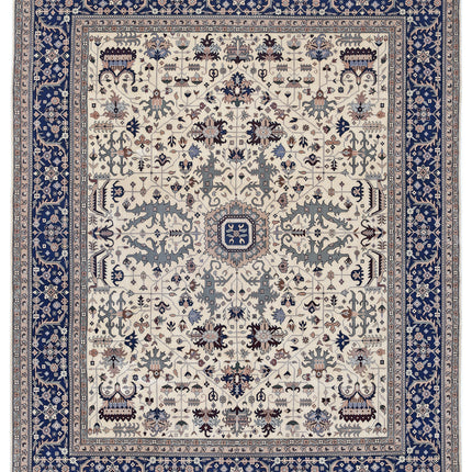 Heritage 8' 9" X 9' 11" Hand Knotted Wool Rug 8' 9" X 9' 11" (267 X 302) / Ivory / Wool