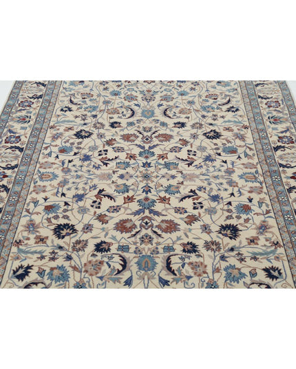 Heritage 4' 11" X 8' 0" Hand Knotted Wool Rug 4' 11" X 8' 0" (150 X 244) / Ivory / Wool