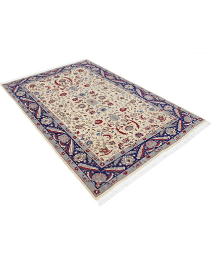 Heritage 5' 0" X 7' 5" Hand Knotted Wool Rug 5' 0" X 7' 5" (152 X 226) / Ivory / Wool
