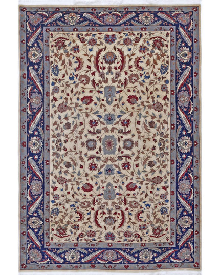 Heritage 5' 0" X 7' 5" Hand Knotted Wool Rug 5' 0" X 7' 5" (152 X 226) / Ivory / Wool