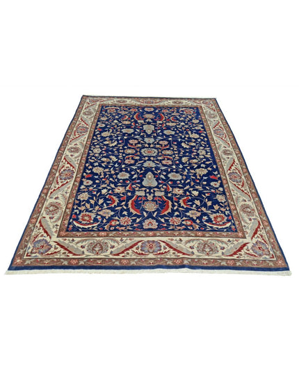 Heritage 5' 0" X 7' 5" Hand Knotted Wool Rug 5' 0" X 7' 5" (152 X 226) / Blue / Wool
