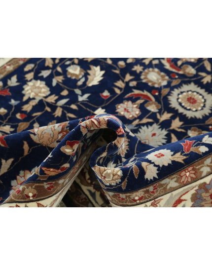 Heritage 5' 0" X 7' 5" Hand Knotted Wool Rug 5' 0" X 7' 5" (152 X 226) / Blue / Wool