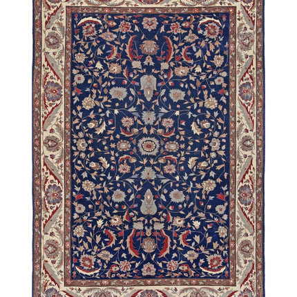 Heritage 5' 0" X 7' 5" Hand Knotted Wool Rug 5' 0" X 7' 5" (152 X 226) / Blue / Wool