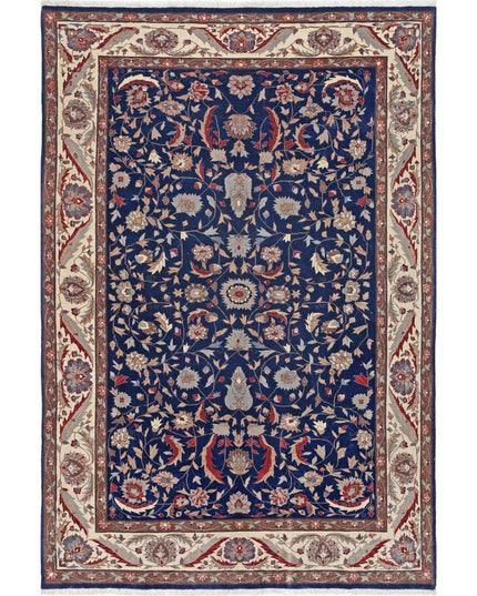 Heritage 5' 0" X 7' 5" Hand Knotted Wool Rug 5' 0" X 7' 5" (152 X 226) / Blue / Wool