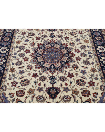 Heritage 4' 11" X 8' 0" Hand Knotted Wool Rug 4' 11" X 8' 0" (150 X 244) / Ivory / Wool