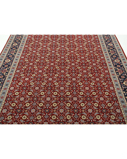 Heritage 6' 7" X 9' 10" Hand Knotted Wool Rug 6' 7" X 9' 10" (201 X 300) / Red / Wool