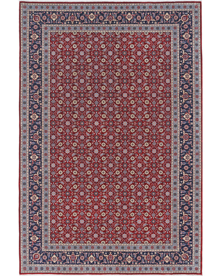 Heritage 6' 7" X 9' 10" Hand Knotted Wool Rug 6' 7" X 9' 10" (201 X 300) / Red / Wool