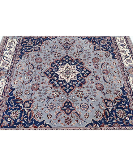 Heritage 6' 7" X 6' 10" Hand Knotted Wool Rug 6' 7" X 6' 10" (201 X 208) / Blue / Wool