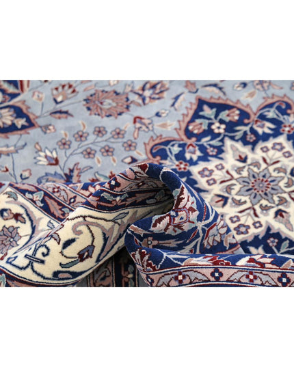 Heritage 6' 7" X 6' 10" Hand Knotted Wool Rug 6' 7" X 6' 10" (201 X 208) / Blue / Wool