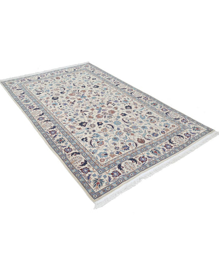 Heritage 5' 0" X 7' 4" Hand Knotted Wool Rug 5' 0" X 7' 4" (152 X 223) / Ivory / Wool