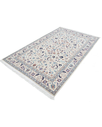 Heritage 5' 0" X 7' 4" Hand Knotted Wool Rug 5' 0" X 7' 4" (152 X 223) / Ivory / Wool