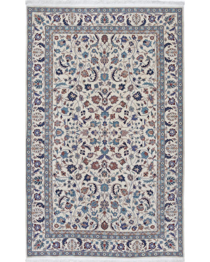 Heritage 5' 0" X 7' 4" Hand Knotted Wool Rug 5' 0" X 7' 4" (152 X 223) / Ivory / Wool