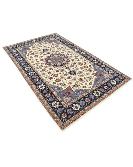 Heritage 5' 0" X 7' 10" Hand Knotted Wool Rug 5' 0" X 7' 10" (152 X 239) / Ivory / Wool