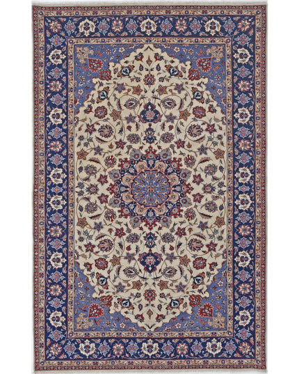 Heritage 5' 0" X 7' 10" Hand Knotted Wool Rug 5' 0" X 7' 10" (152 X 239) / Ivory / Wool