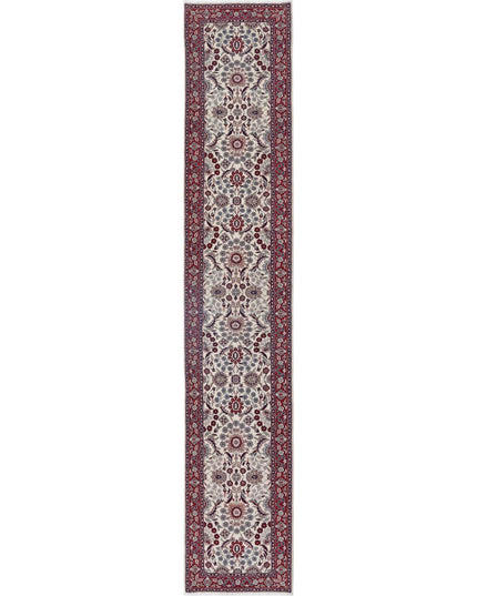Heritage 2' 6" X 14' 0" Hand Knotted Wool Rug 2' 6" X 14' 0" (76 X 427) / Ivory / Wool