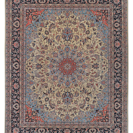 Heritage 11' 11" X 14' 10" Hand Knotted Wool Rug 11' 11" X 14' 10" (363 X 452) / Ivory / Wool