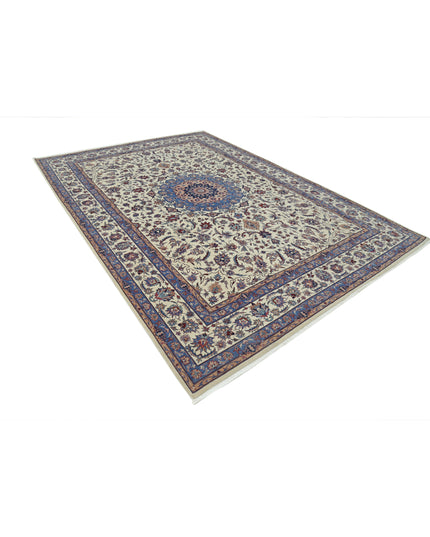 Heritage 8' 1" X 11' 4" Hand Knotted Wool Rug 8' 1" X 11' 4" (246 X 345) / Ivory / Wool