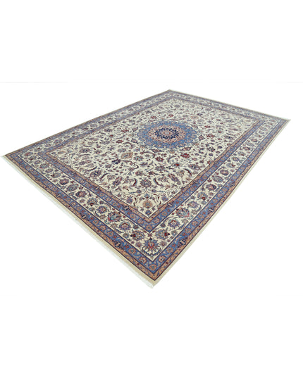 Heritage 8' 1" X 11' 4" Hand Knotted Wool Rug 8' 1" X 11' 4" (246 X 345) / Ivory / Wool