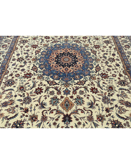 Heritage 8' 1" X 11' 4" Hand Knotted Wool Rug 8' 1" X 11' 4" (246 X 345) / Ivory / Wool