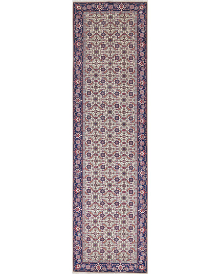 Heritage 2' 6" X 9' 11" Hand Knotted Wool Rug 2' 6" X 9' 11" (76 X 302) / Ivory / Wool