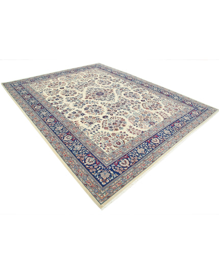 Heritage 9' 2" X 11' 7" Hand Knotted Wool Rug 9' 2" X 11' 7" (280 X 353) / Ivory / Wool