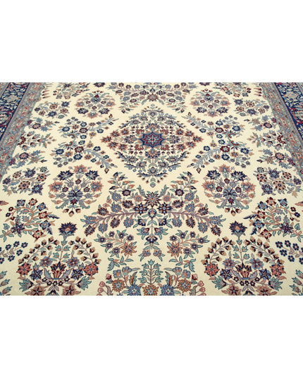 Heritage 9' 2" X 11' 7" Hand Knotted Wool Rug 9' 2" X 11' 7" (280 X 353) / Ivory / Wool