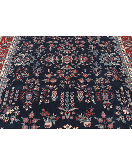 Heritage 6' 0" X 9' 1" Hand Knotted Wool Rug 6' 0" X 9' 1" (183 X 277) / Blue / Wool