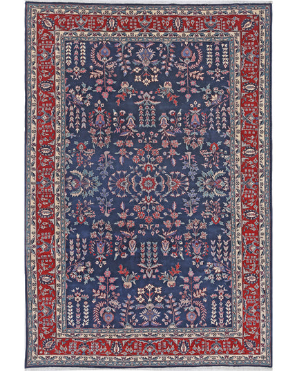 Heritage 6' 0" X 9' 1" Hand Knotted Wool Rug 6' 0" X 9' 1" (183 X 277) / Blue / Wool