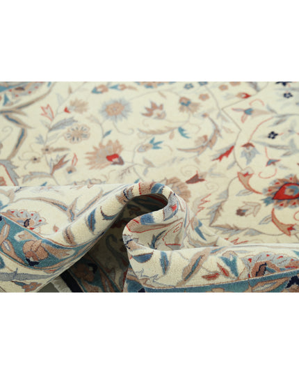 Heritage 6' 1" X 9' 0" Hand Knotted Wool Rug 6' 1" X 9' 0" (185 X 274) / Ivory / Wool