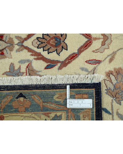 Heritage 6' 1" X 9' 0" Hand Knotted Wool Rug 6' 1" X 9' 0" (185 X 274) / Ivory / Wool