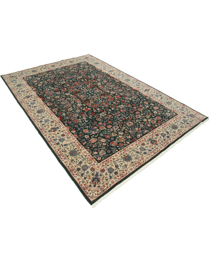 Heritage 6' 2" X 9' 0" Hand Knotted Wool Rug 6' 2" X 9' 0" (188 X 274) / Green / Wool