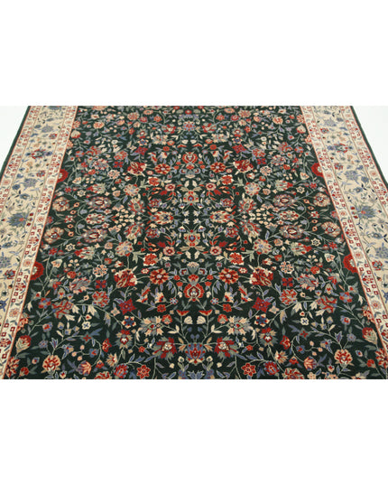 Heritage 6' 2" X 9' 0" Hand Knotted Wool Rug 6' 2" X 9' 0" (188 X 274) / Green / Wool