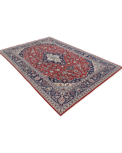 Heritage 6' 0" X 8' 11" Hand Knotted Wool Rug 6' 0" X 8' 11" (183 X 272) / Red / Wool