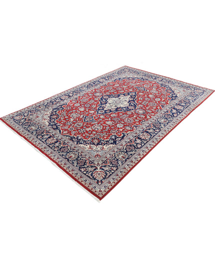 Heritage 6' 0" X 8' 11" Hand Knotted Wool Rug 6' 0" X 8' 11" (183 X 272) / Red / Wool