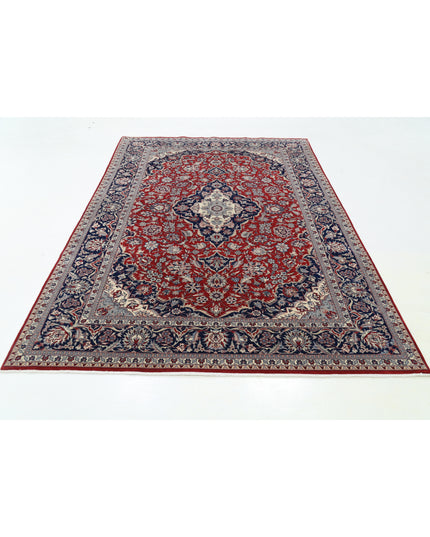 Heritage 6' 0" X 8' 11" Hand Knotted Wool Rug 6' 0" X 8' 11" (183 X 272) / Red / Wool