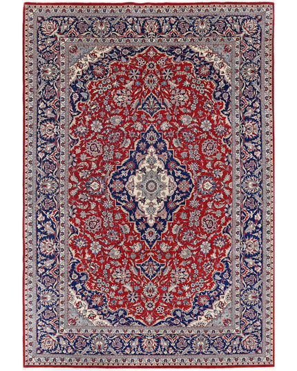 Heritage 6' 0" X 8' 11" Hand Knotted Wool Rug 6' 0" X 8' 11" (183 X 272) / Red / Wool