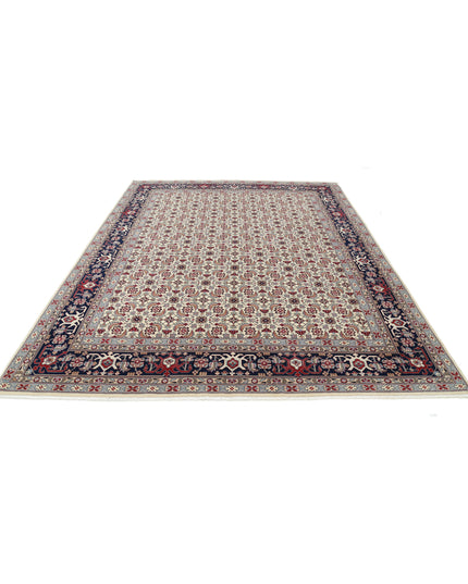 Heritage 8' 0" X 9' 11" Hand Knotted Wool Rug 8' 0" X 9' 11" (244 X 302) / Ivory / Wool