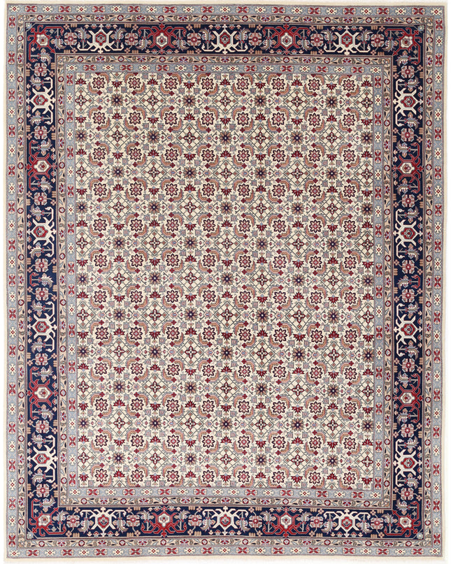 Heritage 8' 0" X 9' 11" Hand Knotted Wool Rug 8' 0" X 9' 11" (244 X 302) / Ivory / Wool