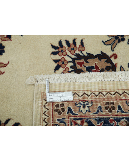 Heritage 6' 0" X 8' 11" Hand Knotted Wool Rug 6' 0" X 8' 11" (183 X 272) / Ivory / Wool