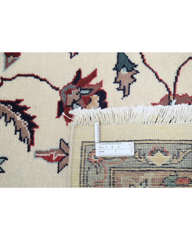 Heritage 6' 0" X 9' 0" Hand Knotted Wool Rug 6' 0" X 9' 0" (183 X 274) / Ivory / Wool