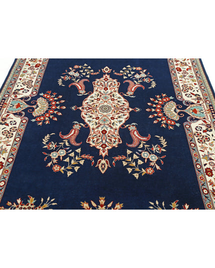 Heritage 5' 11" X 8' 11" Hand Knotted Wool Rug 5' 11" X 8' 11" (180 X 272) / Blue / Wool