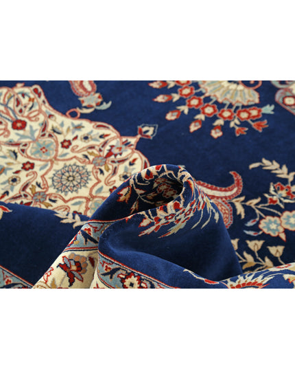 Heritage 5' 11" X 8' 11" Hand Knotted Wool Rug 5' 11" X 8' 11" (180 X 272) / Blue / Wool