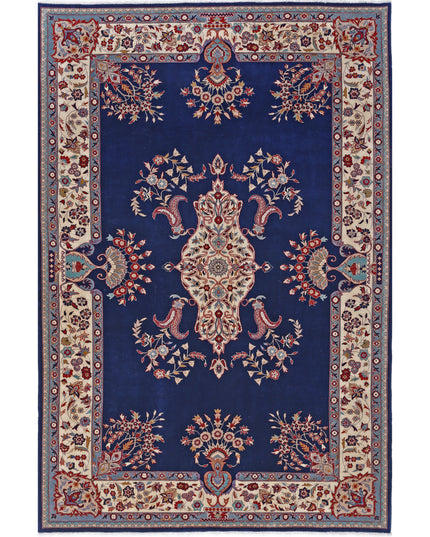 Heritage 5' 11" X 8' 11" Hand Knotted Wool Rug 5' 11" X 8' 11" (180 X 272) / Blue / Wool