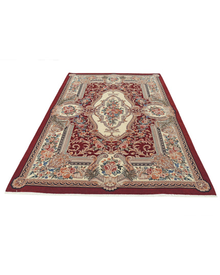Heritage 5' 10" X 8' 11" Hand Knotted Wool Rug 5' 10" X 8' 11" (178 X 272) / Red / Wool