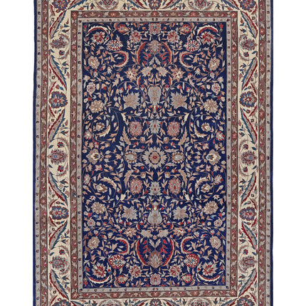Heritage 6' 0" X 8' 11" Hand Knotted Wool Rug 6' 0" X 8' 11" (183 X 272) / Blue / Wool