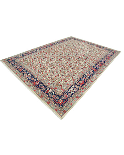 Heritage 8' 2" X 11' 8" Hand Knotted Wool Rug 8' 2" X 11' 8" (249 X 356) / Ivory / Wool