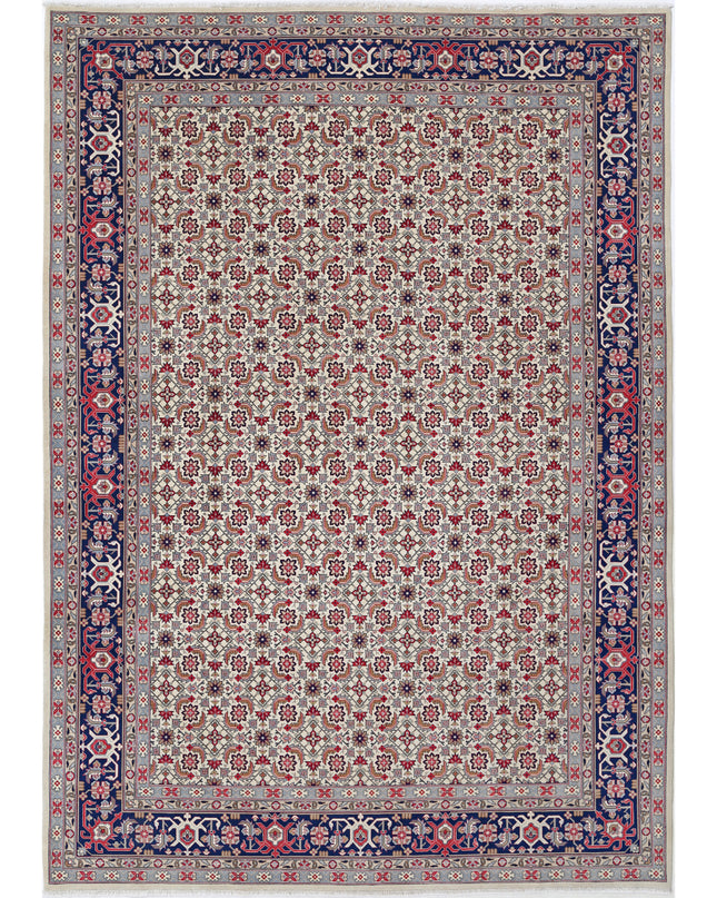 Heritage 8' 2" X 11' 8" Hand Knotted Wool Rug 8' 2" X 11' 8" (249 X 356) / Ivory / Wool