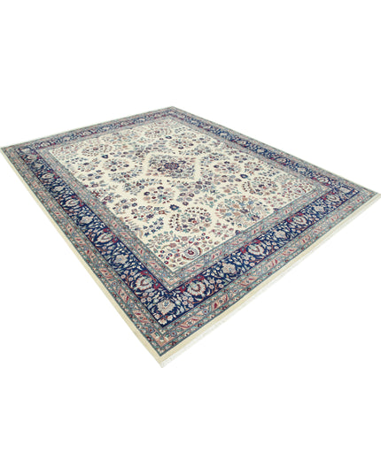 Heritage 8' 2" X 10' 1" Hand Knotted Wool Rug 8' 2" X 10' 1" (249 X 307) / Ivory / Wool