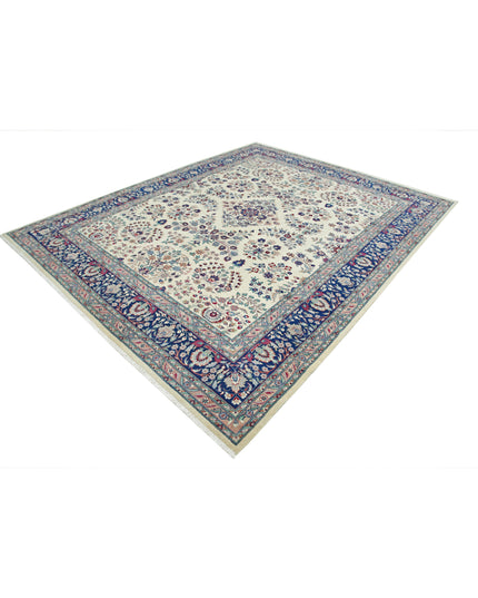 Heritage 8' 2" X 10' 1" Hand Knotted Wool Rug 8' 2" X 10' 1" (249 X 307) / Ivory / Wool