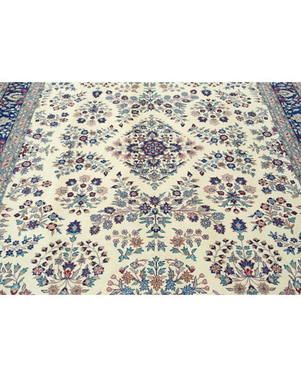 Heritage 8' 2" X 10' 1" Hand Knotted Wool Rug 8' 2" X 10' 1" (249 X 307) / Ivory / Wool